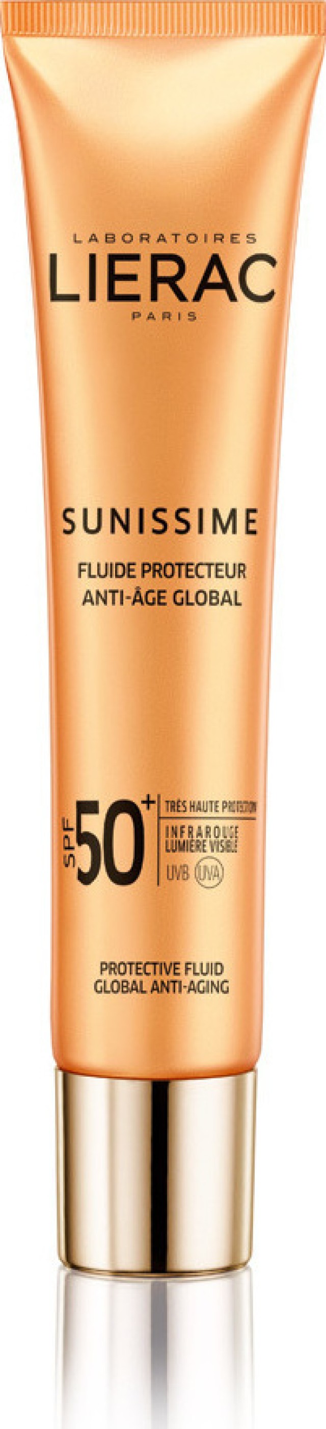 Lierac Sunissime Fluide Protecteur Anti-Age Global SPF50 Αντηλιακή Λεπτόρρευστη Κρέμα Προσώπου, 40ml