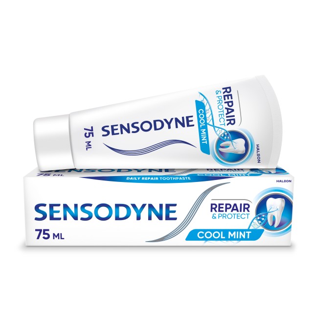 Sensodyne Οδοντόκρεμα Repair & Protect Cool Mint (Γεύση Μέντα), 75ml