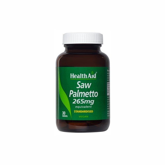 Health Aid Saw Palmetto Berry Extract για Υγιές Ανδρικό Ουροποιητικό Σύστημα, 30 Ταμπλέτες