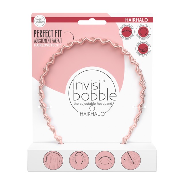 Invisibobble Hair Halo Headband Pink Sparkle 1τμχ