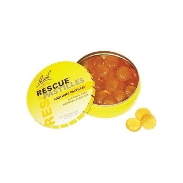 Power Health Bach Rescue Pastilles Orange & Elderflower Παστίλιες Για την Καταπολέμηση των Αρνητικών Συναισθημάτων, 50gr