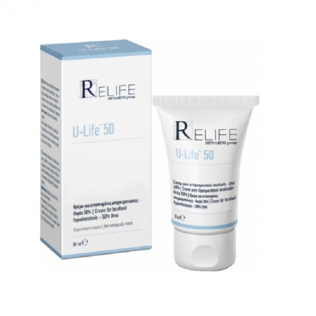 Menarini ReLife U-Life 50 Cream Κρέμα για Εντοπισμένες Υπερκερατώσεις με Ουρία 50%, 30ml