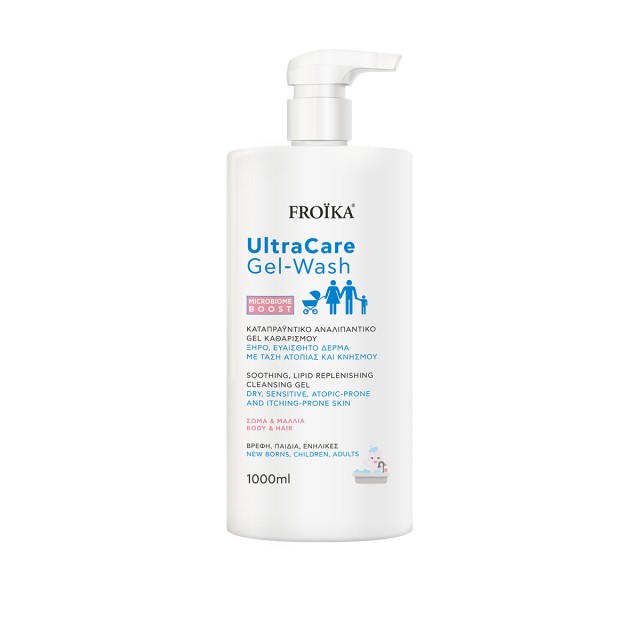 Froika Ultracare Gel-Wash Καταπραϋντικό gel Καθαρισμού για Ξηρό, ευ...
