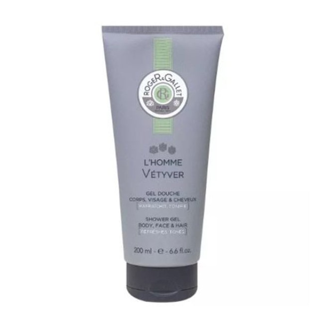 Roger&Gallet LHomme Vetyver Gel Douche Ανδρικό Αφρόλουτρο, 200ml