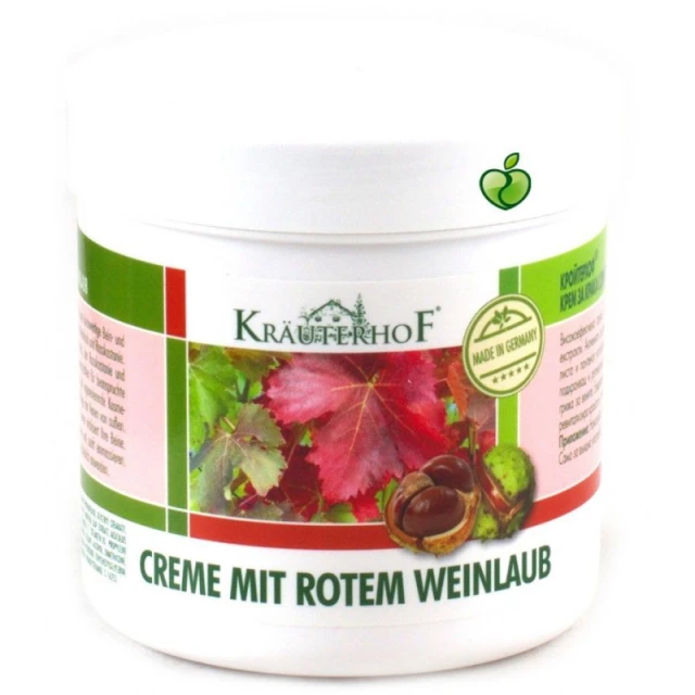 Krauterhof Cream with Horse Chestnut & Red Vine Leaves for Tired...
