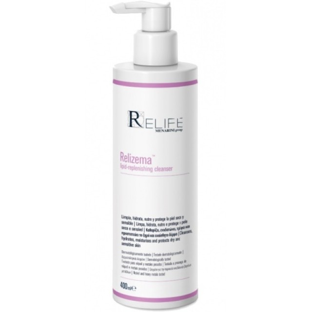 ReLife Relizema Lipid Replenishing Cleanser Ενυδατική Λοσιόν για Ξηρές - Ευαίσθητες Επιδερμίδες, 400ml