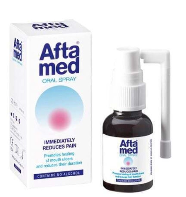 Aftamed Spray Σπρέι για την ανακούφιση από Στοματικά Έλκη & Άφθες, 20ml