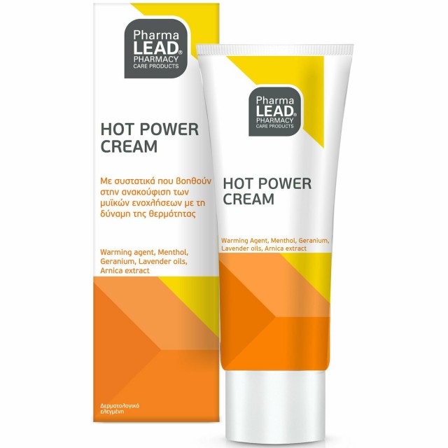 Pharmalead Hot Power Cream Θερμαντική Κρέμα Ανακούφισης Μυϊκών Πόνων, 100ml