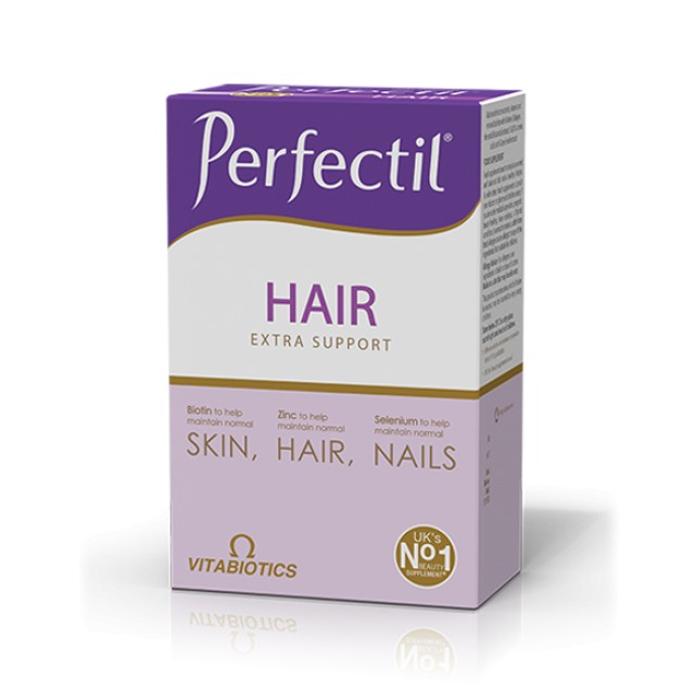 Vitabiotics Perfectil Plus Hair Συμπλήρωμα Διατροφής για τα Μαλλιά, 60 Ταμπλέτες