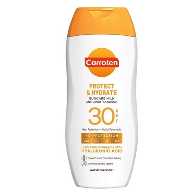 Carroten Protect & Hydrate Αντηλιακό Γαλάκτωμα SPF30 200ml