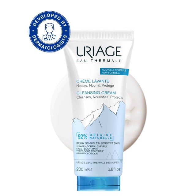 Uriage Eau Thermale Cleansing Cream Κρέμα Καθαρισμού και Θρέψης, 200ml