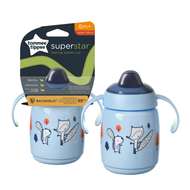 Tommee Tippee Training Cup with Soft Silicone Spout Blue...