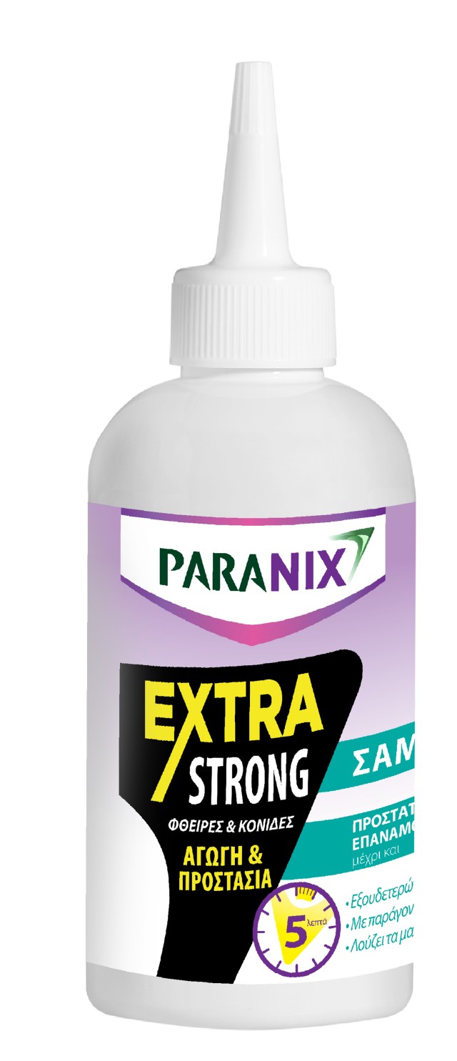 Paranix Extra Strong Shampoo Αγωγή Κατά Των Φθειρών, 200ml