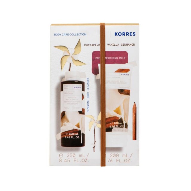 Korres Βανίλια Κανέλα Αφρόλουτρο 250ml + Γαλάκτωμα Σώματος 200ml