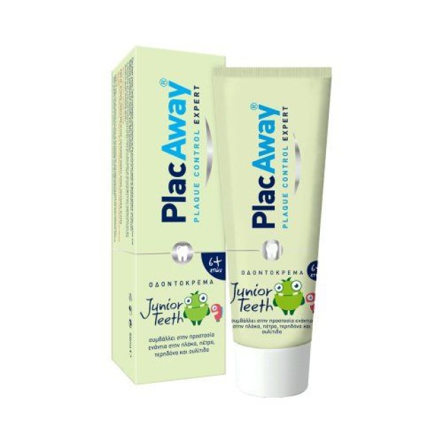 Plac Away παιδική οδοντόκρεμα Junior Teeth από 6 ετών με γεύση πορτ...
