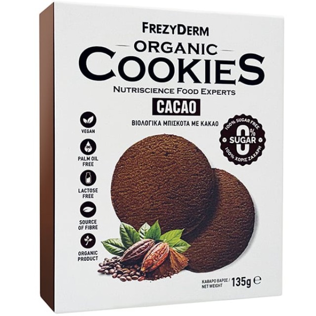 Frezyderm Organic Cookies Cacao, 135g