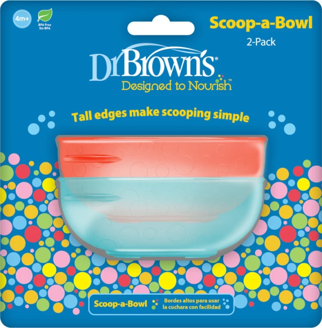 Dr Browns Food Bowl 2 pcs