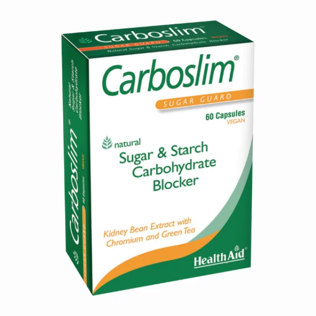 Health Aid CarboSlim Dietary Supplement for Weight Loss, 60caps