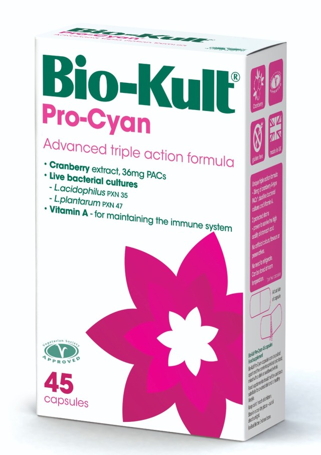 Bio-Kult Pro-Cyan Συμπλήρωμα Διατροφής Για Το Ουροποιητικό, 45 κάψουλες