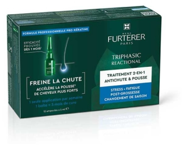 Rene Furterer Triphasic Reactional Αμπούλες κατά της Περιστασιακής ...