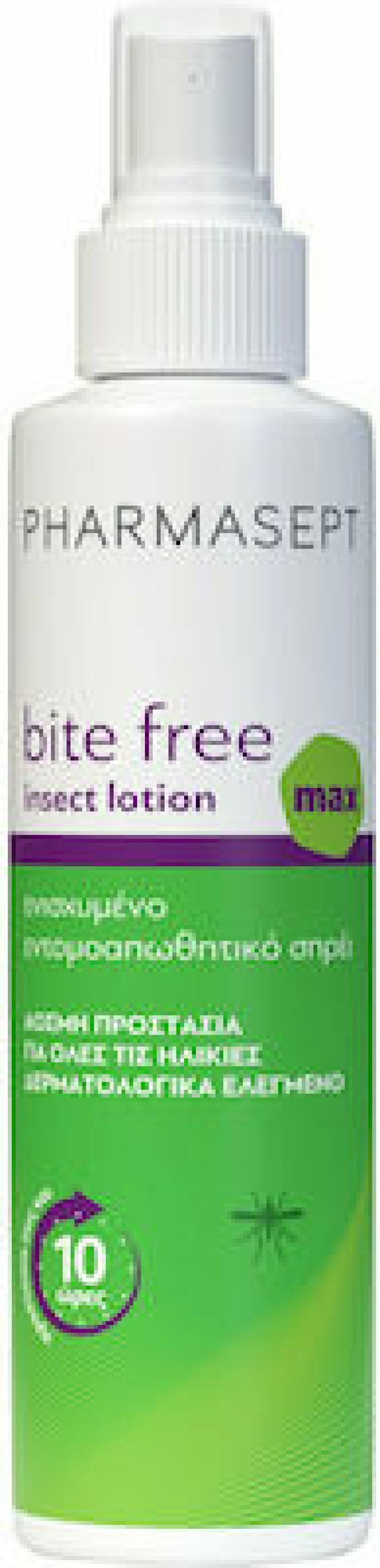 Pharmasept Bite Free Εντομοαπωθητική Λοσιόν σε Spray Κατάλληλη για Παιδιά 100ml