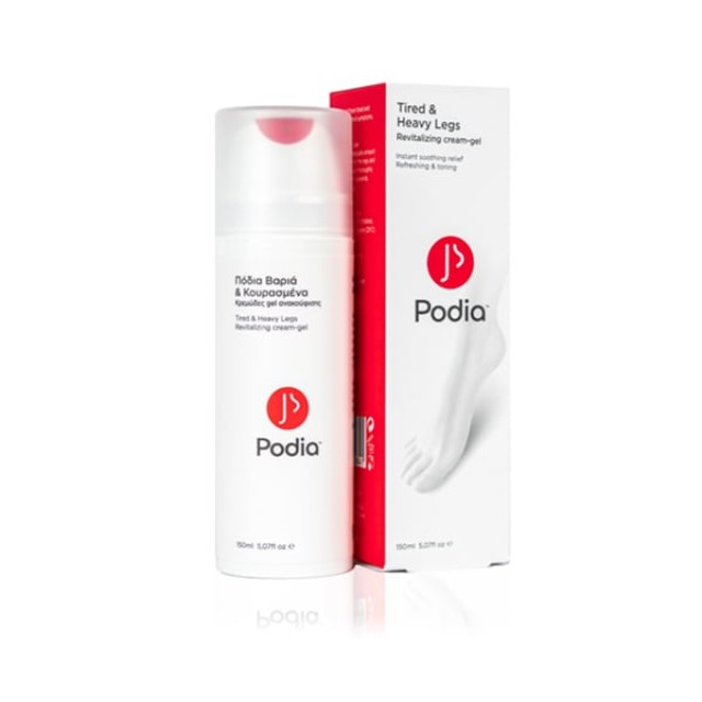 Podia Tired & Heavy Legs Cream-Gel Κρεμώδες Τζελ Ανακούφισης Ποδιών, 150ml