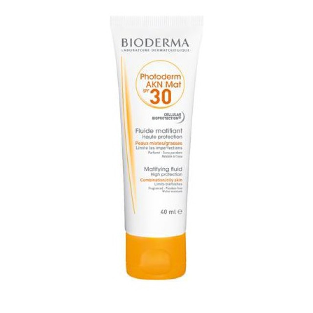 Bioderma Photoderm AKN Αντηλιακή κρέμα Mat Fluide SPF30 40ml