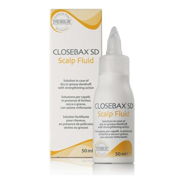 Synchroline Closebax SD Scalp Fluid Διάλυμα για Ξηρή ή Λιπαρή Πιτυρ...