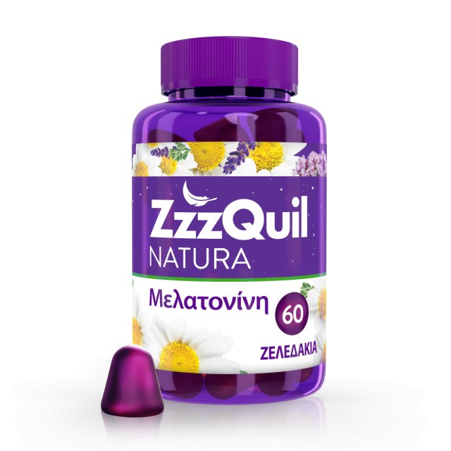 ZzzQuil Natura Συμπλήρωμα Διατροφής Με Μελατονίνη, 60 Ζελεδάκια