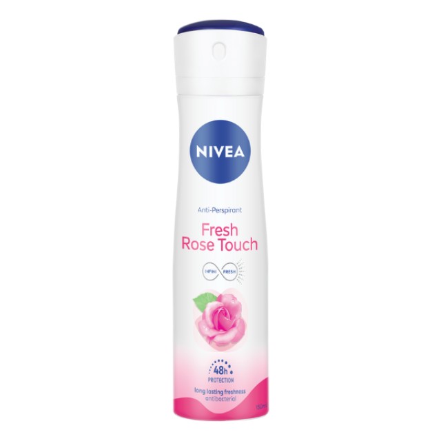 Nivea Fresh Rose Touch Anti Perspirant 48h Γυναικείο Αποσμητικό, 150ml