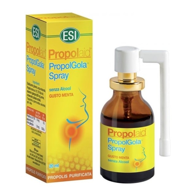 Esi Propolaid PropolGola Spray Στοματικό Σπρέι για Πονόλαιμο και Βήχα, 20ml