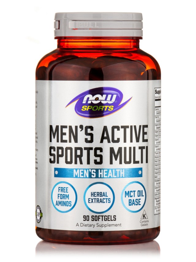 Now Sports Mens Extreme Multi Vit Συμπλήρωμα Διατροφής για Αθλητές, 90 Mαλακές Κάψουλες