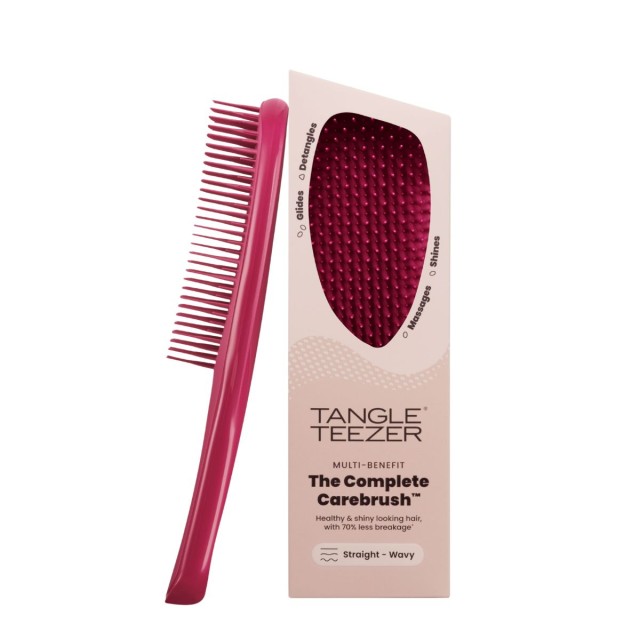 Tangle Teezer The Complete Carebrush Straight to Wavy Glossed Raspb...