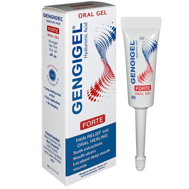 Gengigel Forte Oral Gel Hyaluronic Acid Γέλη για Εκτεταμένες Φλεγμο...