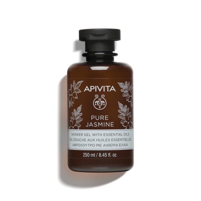 Apivita Pure Jasmine Αφρόλουτρο με Αιθέρια Έλαια με Γιασεμί 250ml
