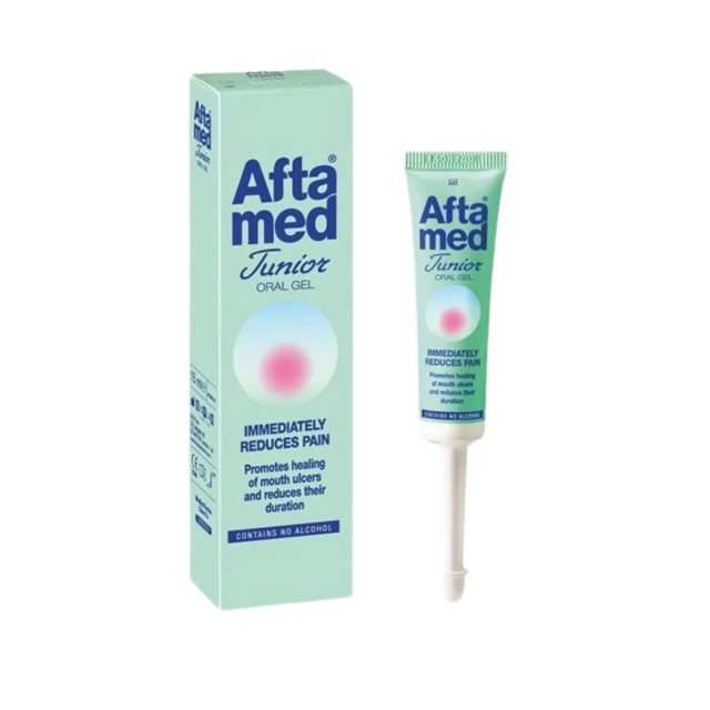 Aftamed Junior Gel Κατά Των Στοματικών Ελκών (Άφθες), 15ml