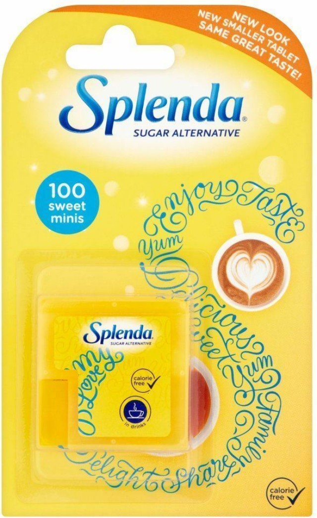 Splenda Σουκραλόζη Υποκατάστατο Ζάχαρης 100 τεμάχια