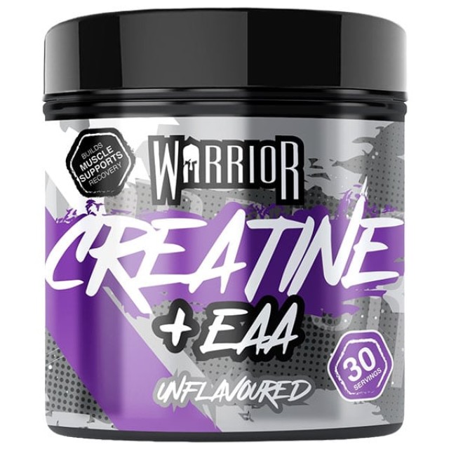 Warrior Creatine + EAA Unflavoured Μονοϋδρική Κρεατίνη με Αμινοξέα,...