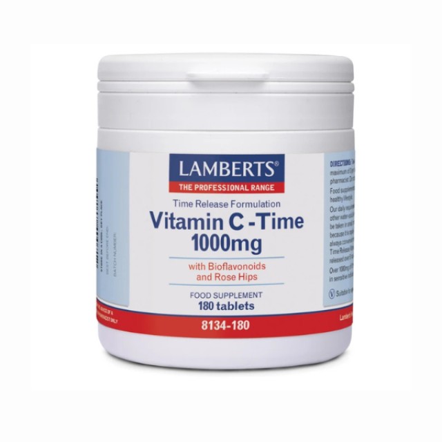 Lamberts Vitamin C Time Release 1000mg Συμπλήρωμα Διατροφής Βιταμίν...