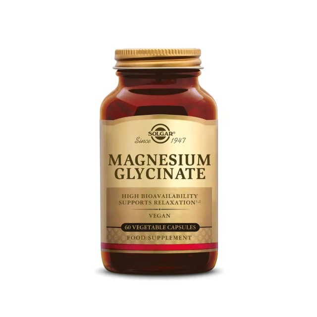Solgar Magnesium Glycinate Συμπλήρωμα Διατροφής με Γλυκινικό Μαγνήσ...