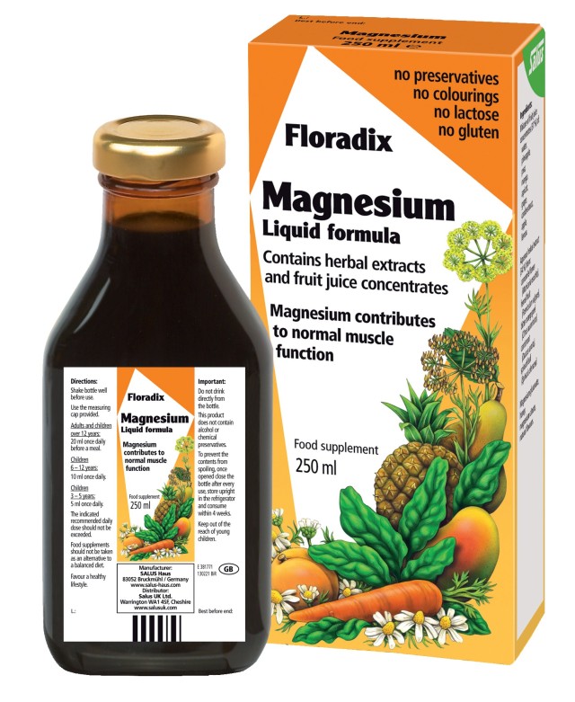 Power Health Floradix Magnesium Πόσιμο Μαγνήσιο, 250ml