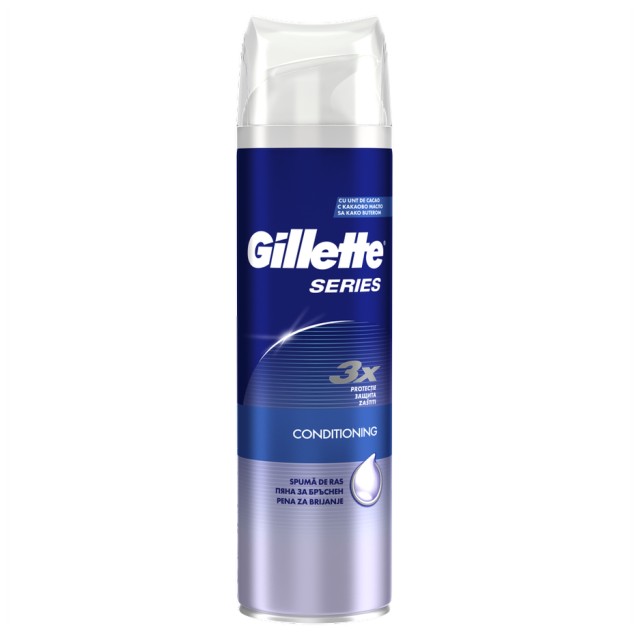 Gillette Series Conditioning Αφρός Ξυρίσματος για Άνετο Ξύρισμα 250ml