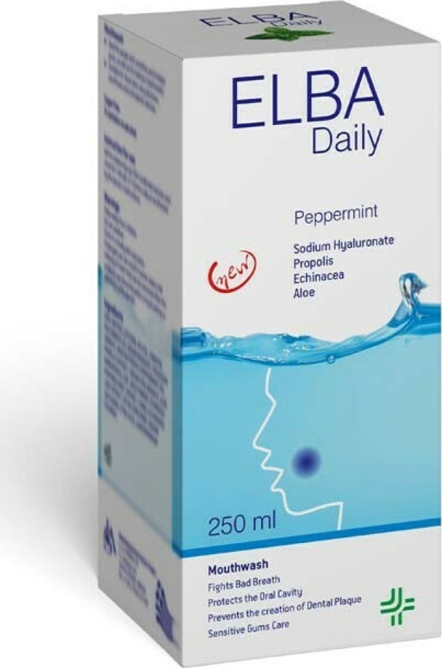 Elba Daily Στοματικό διάλυμα Μέντα 250 ml
