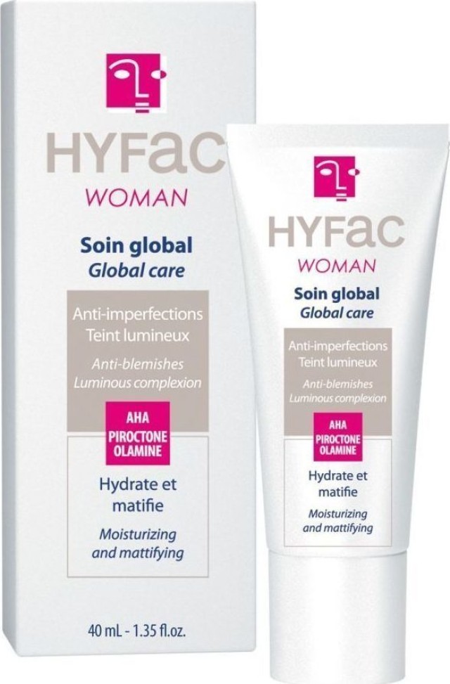 Hyfac Woman Soin Global Care Anti-Blemish Creme Κρέμα Προσώπου για Δέρματα με Ατέλειες, 40ml