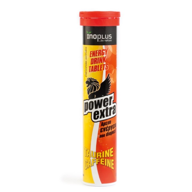 Inoplus Power Extra Ταυρίνη-Καφεΐνη, 20 Αναβράζοντα Δισκία