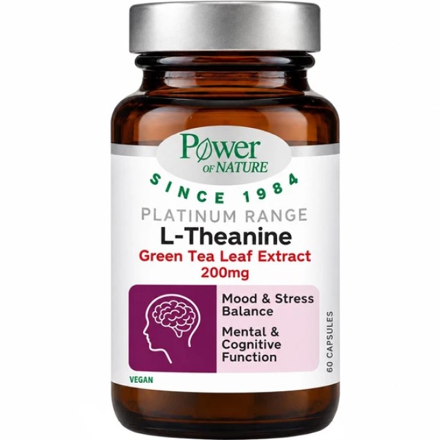 Power Health Platinum Range L-Theanine 200mg Συμπλήρωμα Διατροφής α...