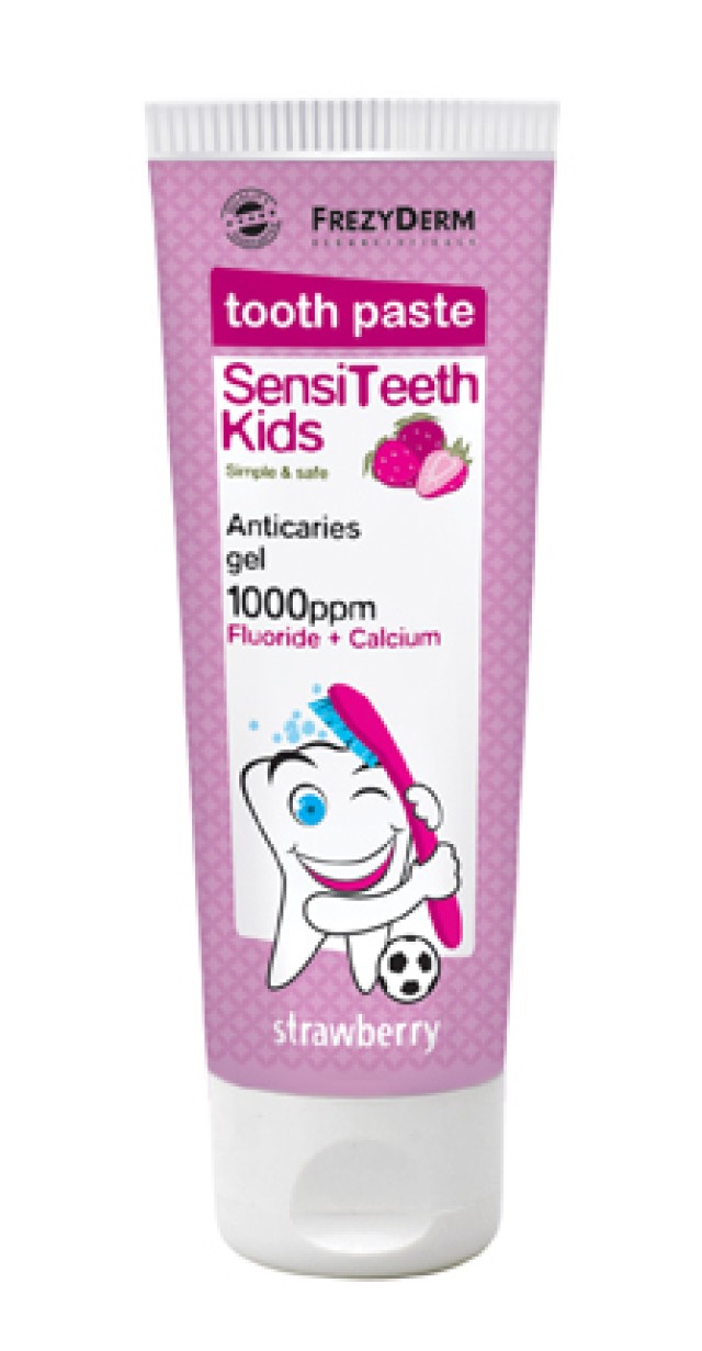 Frezyderm Sensiteeth Kids Toothpaste 1.000ppm Οδοντόκρεμα Κατά της Τερηδόνας Από 6+ Ετών, 50ml