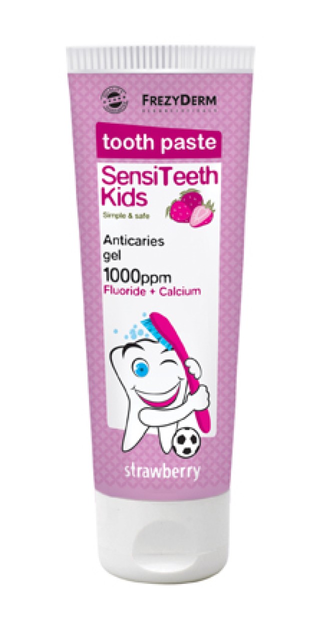 Frezyderm Sensiteeth Kids Toothpaste 1.000ppm Οδοντόκρεμα Κατά της Τερηδόνας Από 6+ Ετών, 50ml