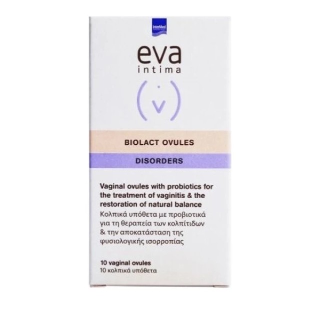 Eva Intima Biolact Ovules Disorders Κολπικά Υπόθετα Με Προβιοτικά 1...