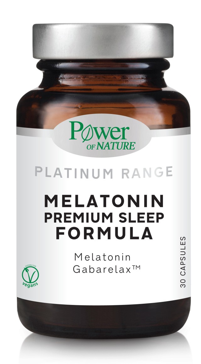 Power Health Platinum Range Melatonin Premium Sleep Formula για την Αϋπνία, 30 Κάψουλες